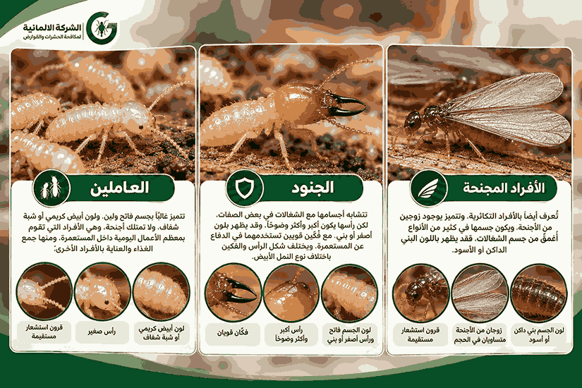 دليل مصوّر لأنواع النمل الأبيض